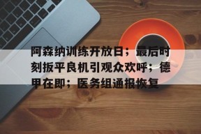 爱游戏-阿森纳训练开放日；最后时刻扳平良机引观众欢呼；德甲在即；医务组通报恢复的简单介绍